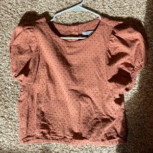 Crop Top with Button Back